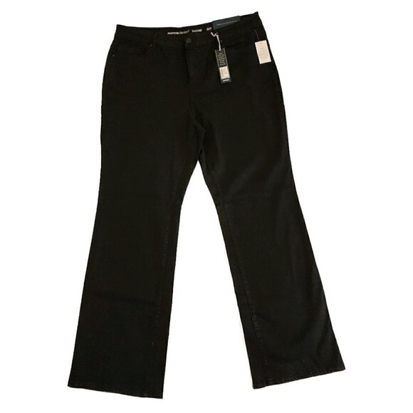 Avenue 1432 Denim Bootcut Jeans Black 22TL - Picture 1 of 7